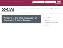 Tablet Screenshot of oacvb.org